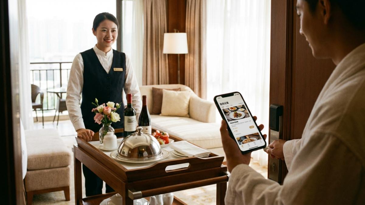 酒店小程序扫码点餐与客房送餐