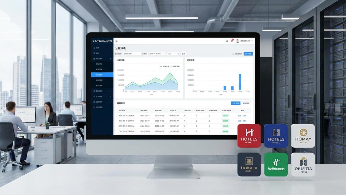 云乐住多商户SaaS与分账提现示意