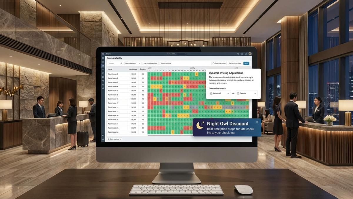 云乐住动态定价与夜间折扣示意