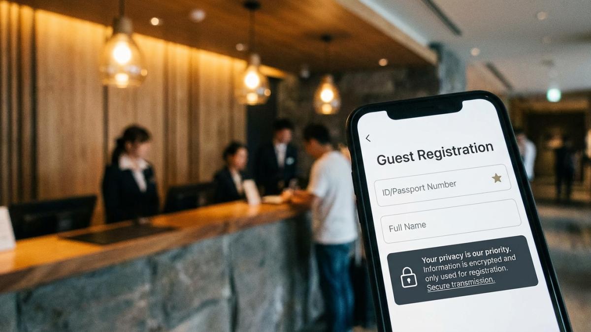 酒店预定系统下单填写身份证与护照信息的身份验证界面