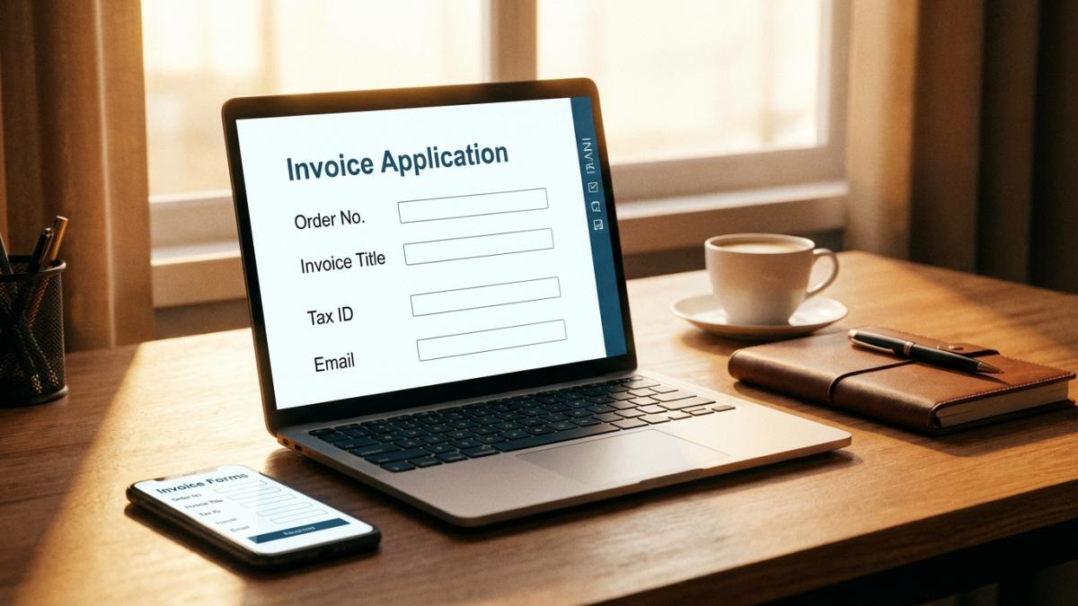 酒店预定小程序电子发票申领与邮箱填写场景