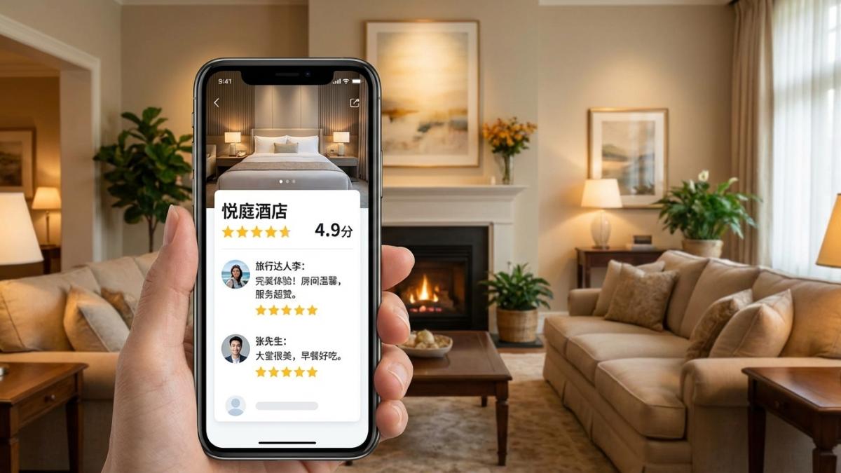 云乐住评论管理与口碑运营示意