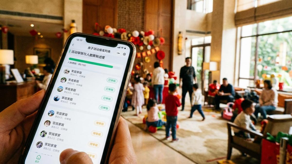 酒店活动报名审核与人数限制