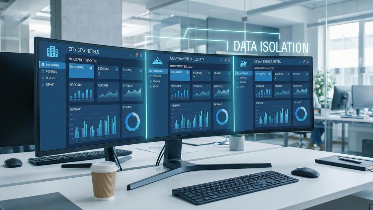 多商户酒店平台独立后台与数据隔离